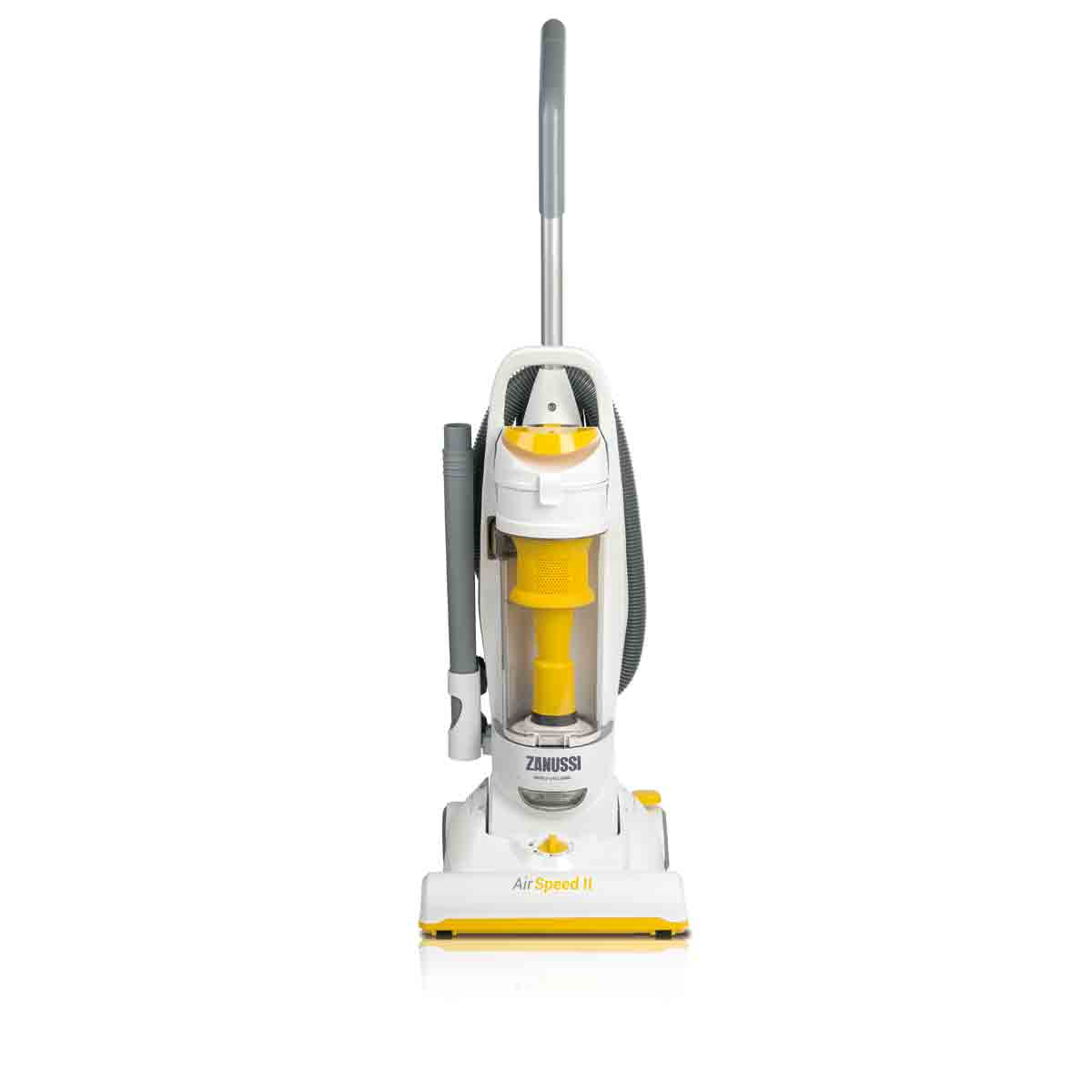 Zanussi ZAN 2020UR Bagless Cyclonic Upright Vacuum Cleaner White and Yellow Best Cordless Vacuum